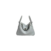 Hermes Lindy 26 Clemence Blue Pal STAMP T