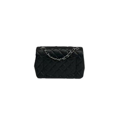Chanel Mini Rectangular Classic Flap Bag Lambskin Black