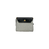 Hermes Mini Herbag Ecru / Black STAMP K