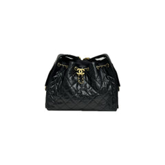 Chanel Small 25 Bag Calfskin Black (Microchip)