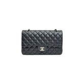 Chanel Medium Classic Double Flap Bag Lambskin Black