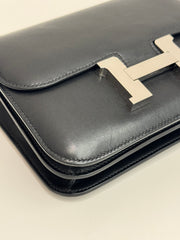 Hermes Mini Constance Swift Black STAMP U