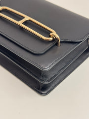 Hermes Mini Roulis Swift Black STAMP B