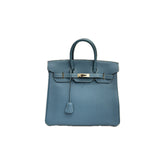 Hermes Hac Birkin 32 Togo Blue Jean SQUARE J
