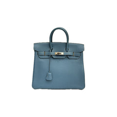 Hermes Hac Birkin 32 Togo Blue Jean SQUARE J