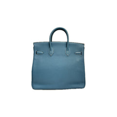 Hermes Hac Birkin 32 Togo Blue Jean SQUARE J