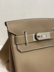 Hermes Hac a Dos PM Backpack Togo Etoupe STAMP W