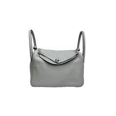 Hermes Lindy 30 Clemence Blue Pale STAMP T