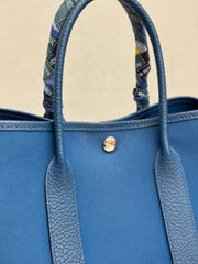 Hermes Garden Party 30 Canvas / Negonda Navy STAMP D