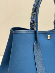 Hermes Garden Party 30 Canvas / Negonda Navy STAMP D