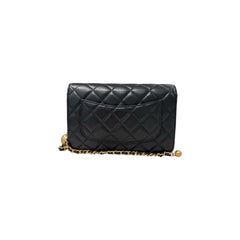 Chanel Pearl Crush Wallet on Chain Lambskin Black
