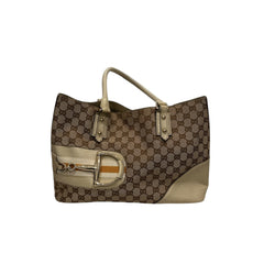 Gucci Medium Hasler Tote Bag GG Canvas
