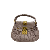 Miu Miu Matelasse Hobo Bag Lambskin Pink