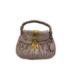 Miu Miu Matelasse Hobo Bag Lambskin Pink