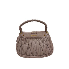 Miu Miu Matelasse Hobo Bag Lambskin Pink