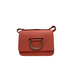 Burberry Mini D-Ring Crossbody Bag Coral Pink