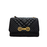 Versace Medusa Icon Quilted Bag Black
