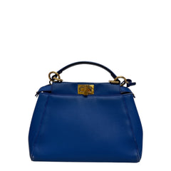 Fendi Mini Peekaboo Bag Blue