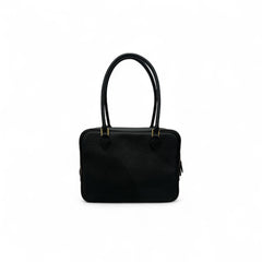 Hermes Mini Plume Chevre Mysore Black STAMP K