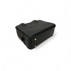 Hermes Mini Plume Chevre Mysore Black STAMP K