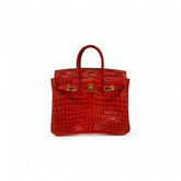 Hermes Birkin 25 Alligator Rouge SQUARE P