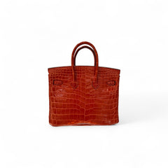 Hermes Birkin 25 Alligator Rouge SQUARE P
