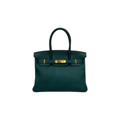 Hermes Birkin 30 Togo Green STAMP A