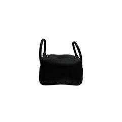 Hermes Mini Lindy Clemence Black STAMP K