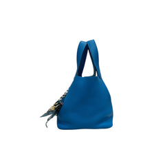 Hermes Picotin 18 Clemence Bleu STAMP Y