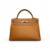 Hermes Kelly 32 Togo Gold SQUARE L