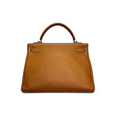 Hermes Kelly 32 Togo Gold SQUARE L