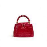 Louis Vuitton Mini Capucines Crocodile Hot Pink
