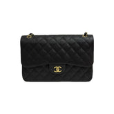 Chanel Jumbo Double Flap Caviar Black