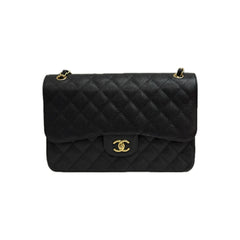 Chanel Jumbo Double Flap Caviar Black