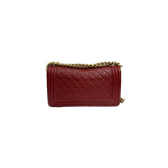 Chanel Medium Boy Bag Caviar Red