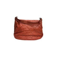 Chanel On The Road Flap Bag Calfskin Red