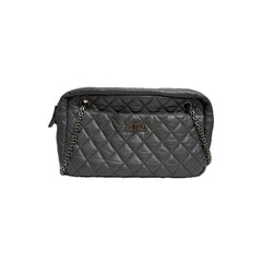 Chanel Medium Camera Case Aged Calfskin Grey