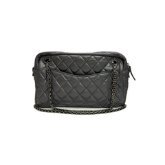 Chanel Medium Camera Case Aged Calfskin Grey