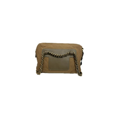 Chanel Small Belt Messenger Bag Denim Dark Beige