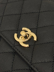 Chanel Mini Coco Handle Caviar Black