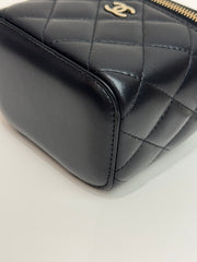 Chanel Mini Vanity Case Lambskin Black