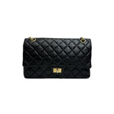 Chanel Medium 2.55 Handbag Aged Calfskin Black