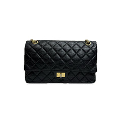 Chanel Medium 2.55 Handbag Aged Calfskin Black