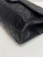 Chanel Medium 2.55 Handbag Aged Calfskin Black