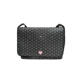 Goyard Messager Capetien MM Canvas/Leather Grey