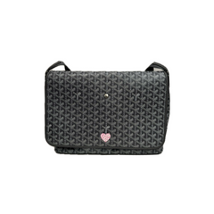 Goyard Messager Capetien MM Canvas/Leather Grey