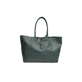 Goyard Saint Louis PM Tote Goyardline Canvas/Calfskin Green
