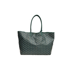 Goyard Saint Louis PM Tote Goyardline Canvas/Calfskin Green