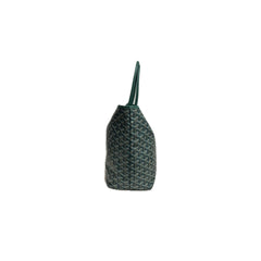 Goyard Saint Louis PM Tote Goyardline Canvas/Calfskin Green