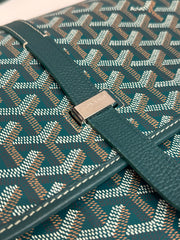 Goyard Belvedere MM Goyardine Canvas/Calfskin Green